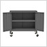 23.6" x 13.8" x 22" Steel Rolling Storage Cabinet (Anthracite)