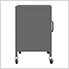 23.6" x 13.8" x 22" Steel Rolling Storage Cabinet (Anthracite)