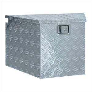 29" / 15" x 16.1" x 18.1" Trapezoid Aluminum Storage Box