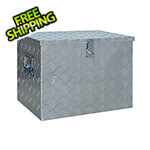 vidaXL 24" x 16.9" x 17.9" Aluminum Storage Box