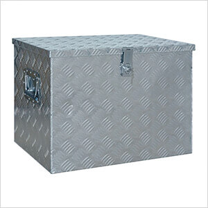 24" x 16.9" x 17.9" Aluminum Storage Box