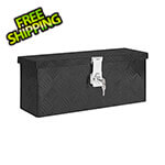 vidaXL 19.7" x 8.1" x 5.9" Aluminum Storage Box (Black)
