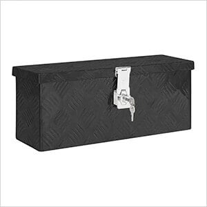 19.7" x 8.1" x 5.9" Aluminum Storage Box (Black)