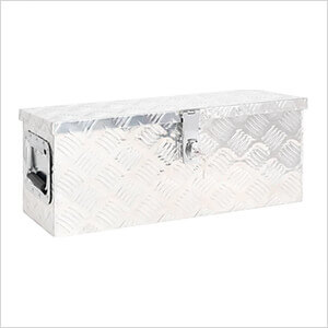 23.6" x 9.3" x 9.1" Aluminum Storage Box (Silver)