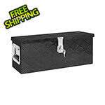 vidaXL 23.6" x 9.3" x 9.1" Aluminum Storage Box (Black)