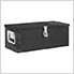 27.6" x 12.2" x 10.6" Aluminum Storage Box (Black)