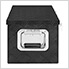 27.6" x 12.2" x 10.6" Aluminum Storage Box (Black)