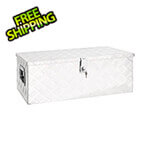 vidaXL 31.5" x 15.4" x 11.8" Aluminum Storage Box (Silver)