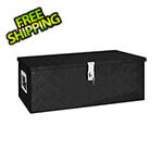 vidaXL 31.5" x 15.4" x 11.8" Aluminum Storage Box (Black)