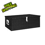 vidaXL 35.4" x 18.5" x 13.2" Aluminum Storage Box (Black)