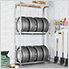 2-Tier Tire Rack with Top Shelf