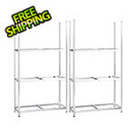 vidaXL 3-Tier Tire Rack (2-Pack)