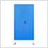 35.4" x 15.7" x 70.9" Metal Locker Cabinet (Gray and Blue)
