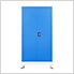 35.4" x 15.7" x 70.9" Metal Locker Cabinet (Gray and Blue)