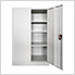 35.4" x 15.7" x 55.1" Metal Office Cabinet (Gray)