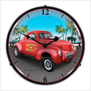 Willys Gasser Backlit Wall Clock