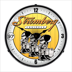 Stromberg Equipped Backlit Wall Clock