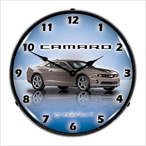 Camaro G5 Grey Backlit Wall Clock