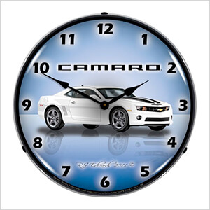 Camaro G5 Summit White Backlit Wall Clock