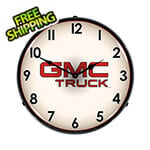 Collectable Sign and Clock GMC Truck Backlit Wall Clock