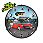 Collectable Sign and Clock 1955 Bel Air Diner Backlit Wall Clock