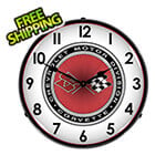 Collectable Sign and Clock C3 Corvette Backlit Wall Clock