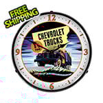 Collectable Sign and Clock 1949 Chevrolet Truck Backlit Wall Clock