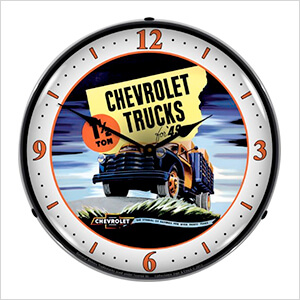 1949 Chevrolet Truck Backlit Wall Clock