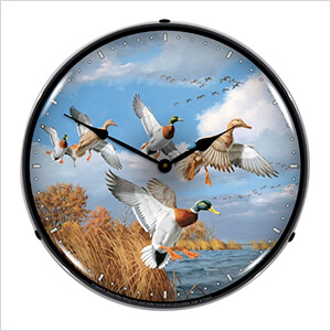 Mallards Backlit Wall Clock