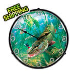 Collectable Sign and Clock In the Thick of it Muskie Backlit Wall Clock