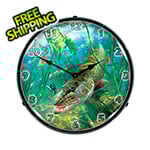 Collectable Sign and Clock In the Thick of it Muskie Backlit Wall Clock