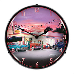 Wallys Backlit Wall Clock