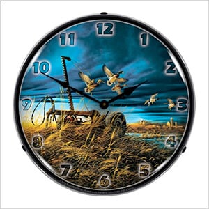 Landmark Mallards Backlit Wall Clock