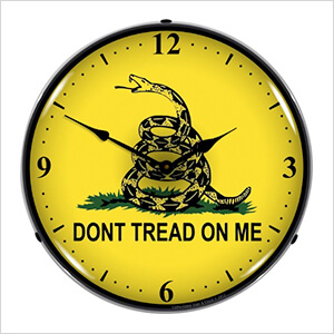 Don’t Tread On Me Backlit Wall Clock