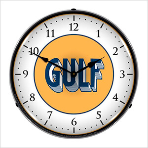 Gulf 1920 Backlit Wall Clock