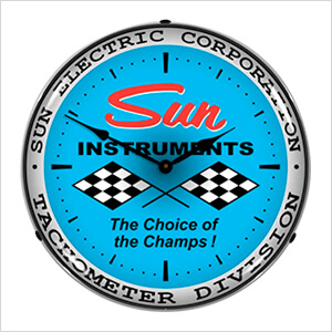 Sun Instruments The Choice of the Champs Backlit Wall Clock