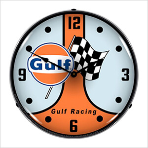 Gulf Racing GT40 Backlit Wall Clock