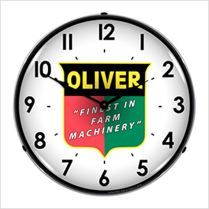 Oliver Farm Machinery Backlit Wall Clock