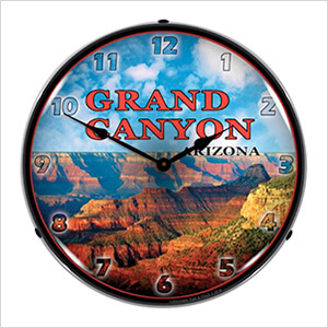 Grand Canyon Arizona Backlit Wall Clock