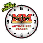 Collectable Sign and Clock Minneapolis Moline Backlit Wall Clock