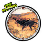 Collectable Sign and Clock On the Point Backlit Wall Clock