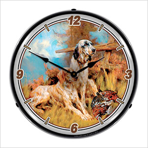 After the Hunt Backlit Wall Clock