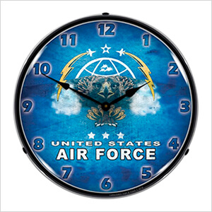 United States Air Force Backlit Wall Clock