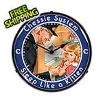 Collectable Sign and Clock Chessie System Backlit Wall Clock