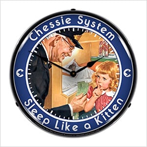 Chessie System Backlit Wall Clock