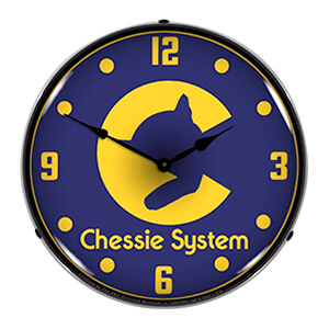 Chessie System Railroad Backlit Wall Clock