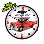 Collectable Sign and Clock 1965 Chevrolet Truck Backlit Wall Clock