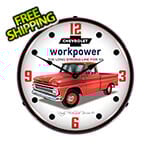 Collectable Sign and Clock 1965 Chevrolet Truck Backlit Wall Clock