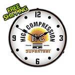 Collectable Sign and Clock HC Supertest Backlit Wall Clock