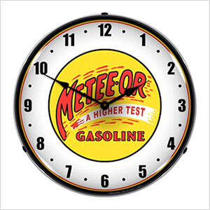 Meteeor Gasoline Backlit Wall Clock